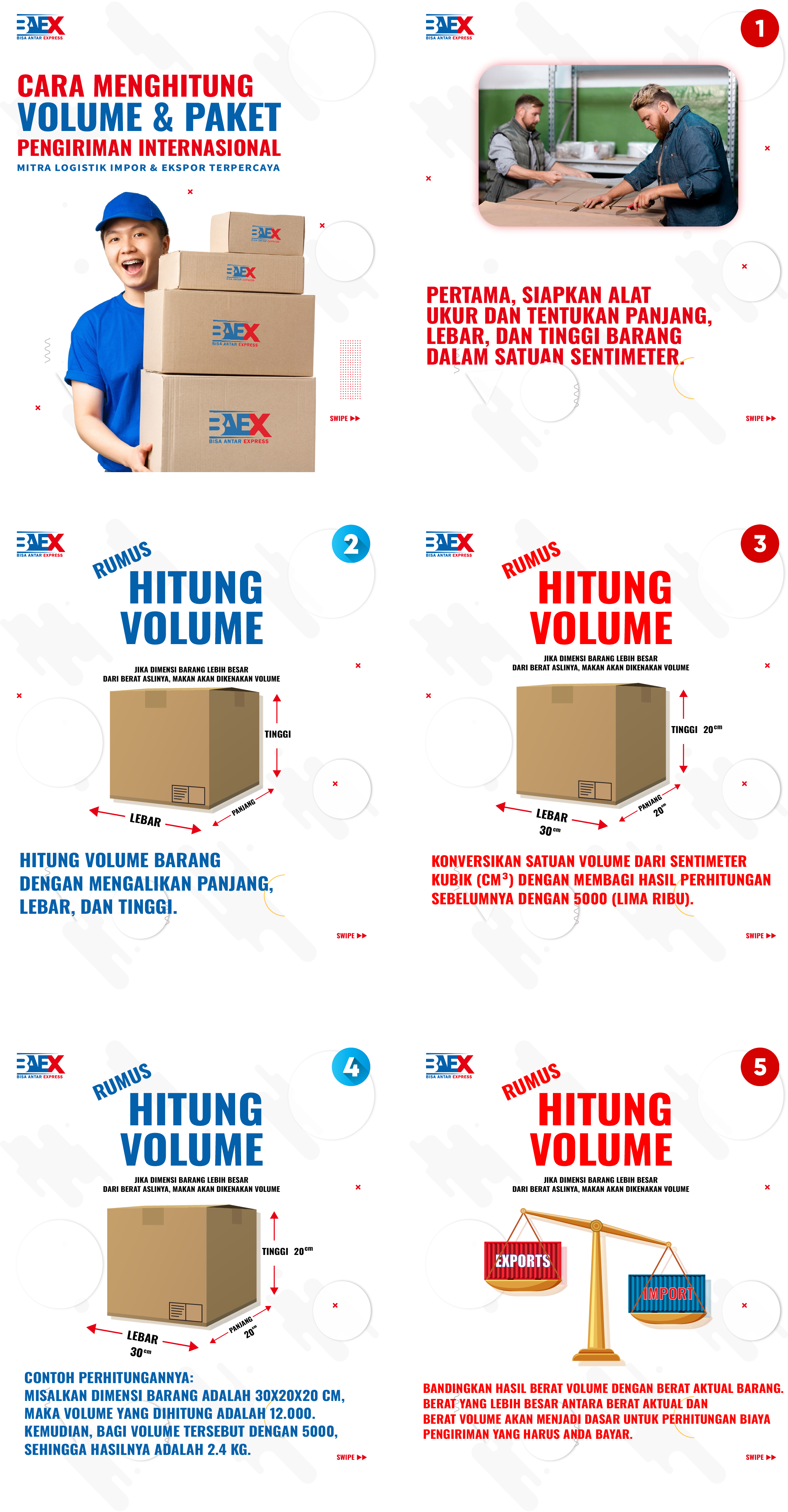 Cara Menghitung Volume Barang